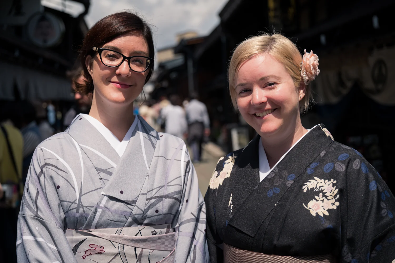 Australian friends in Takayama.