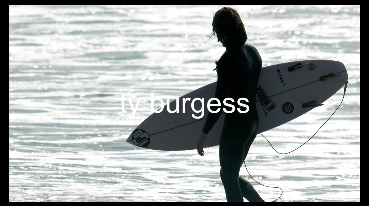 Ty Burgess on some storm swells