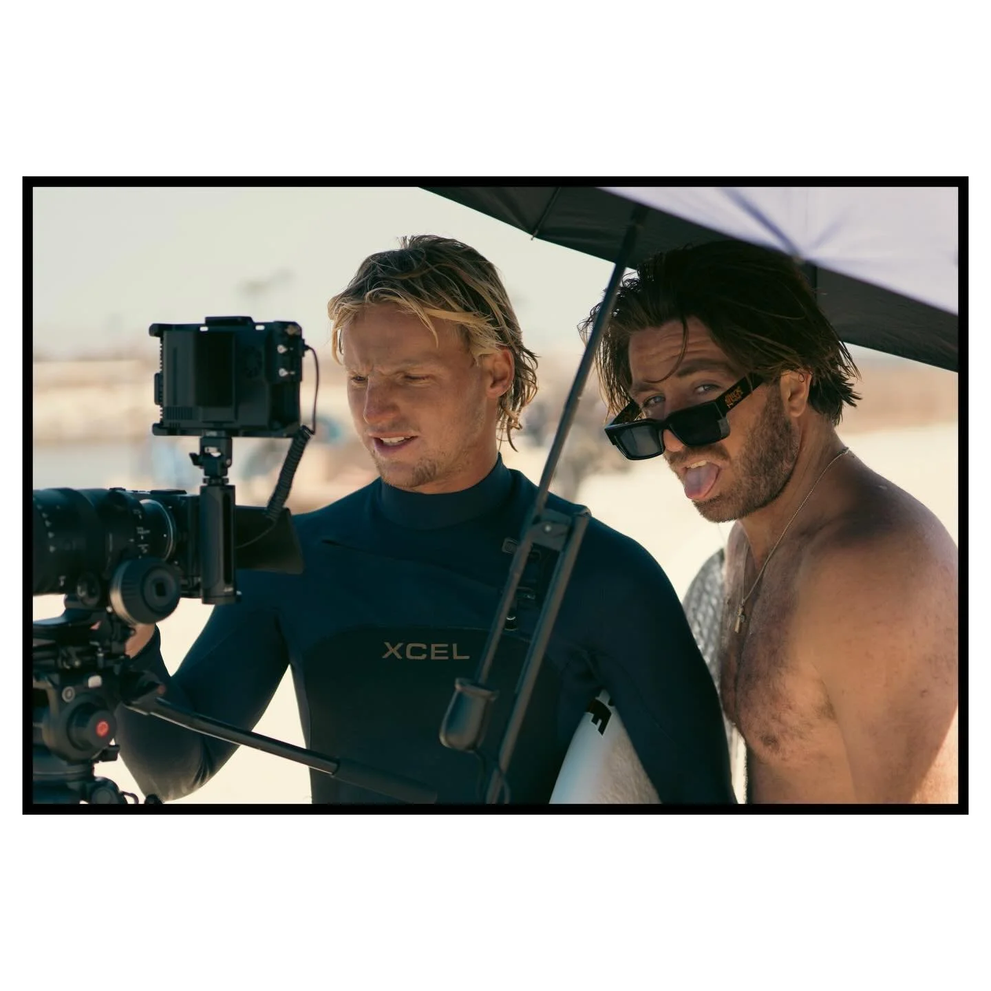 On @blaze_roche&rsquo;s birthday, we film with @aaron_clark12. Or so your mom tells us&hellip; dammit!&reg;️🎥🌊🎂