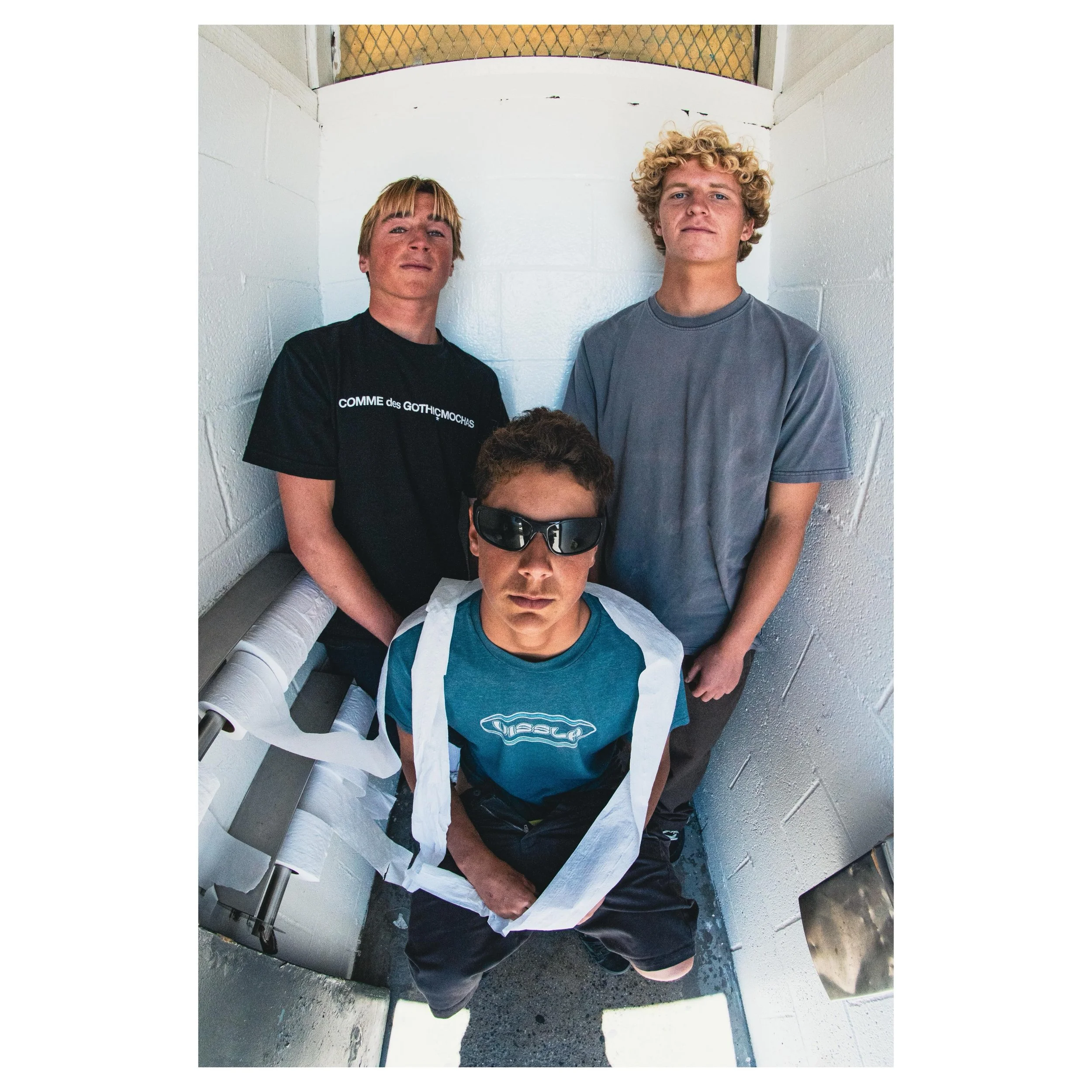 Stoked to have had the opportunity to photograph the OC surf punk band @the_watering_h0le_band featuring @jesseramonerapp @wyatt.halbmaier &amp; @brandonwp2. Keep an eye out&hellip; dammit!&reg;️😎🏄🏼&zwj;♂️🛹🎶