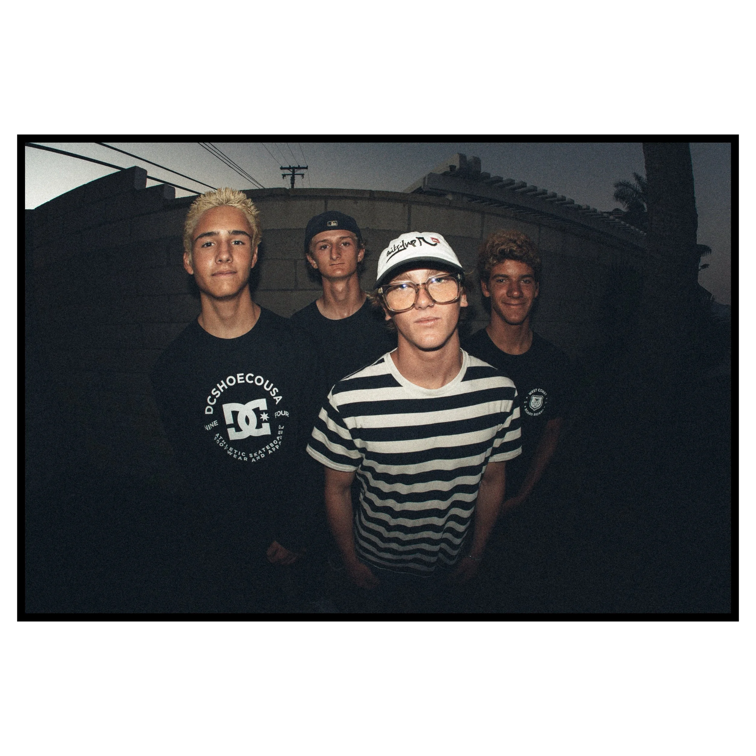 Stoked getting to photograph @synder_26 featuring founder @finntcastle (bassist), @braydenfrancoo (lead guitar), @taylor.haberstroh.official (drums) and @talan.carthey (vocals &amp; rhythm guitar). Debuting at @hb.boardriders&rsquo; SUMMERFEST 2&hell