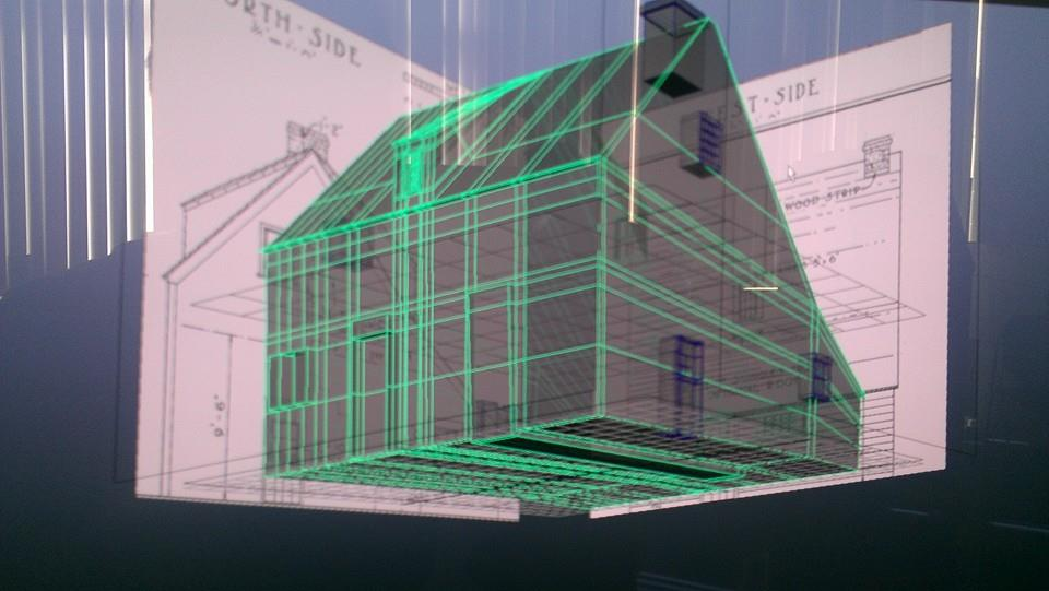 3D house design pre-render