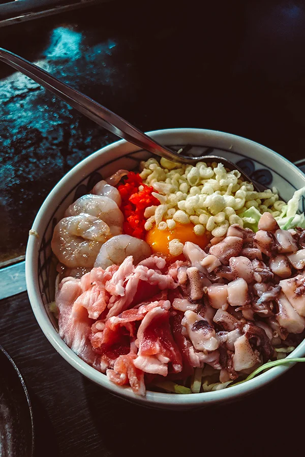 Harajuku Hidden Gems with Arigato Japan Food Tours - Harajuku Gallery - Okonomiyaki Restaurant - Okonomiyaki .jpg