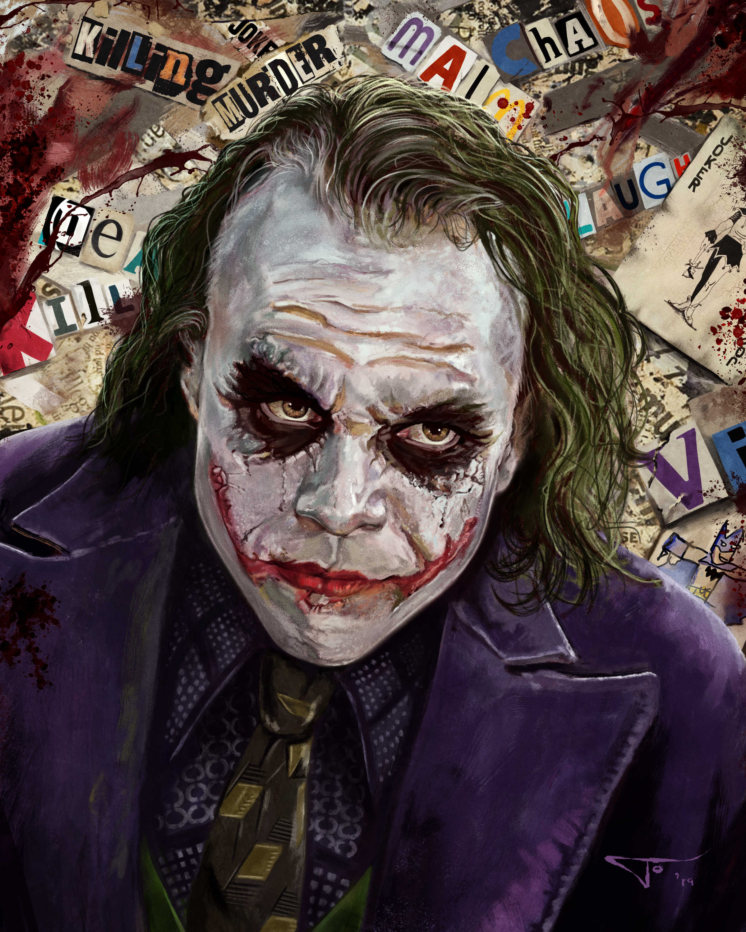 Joker Gauntlet 11 x 17 art print