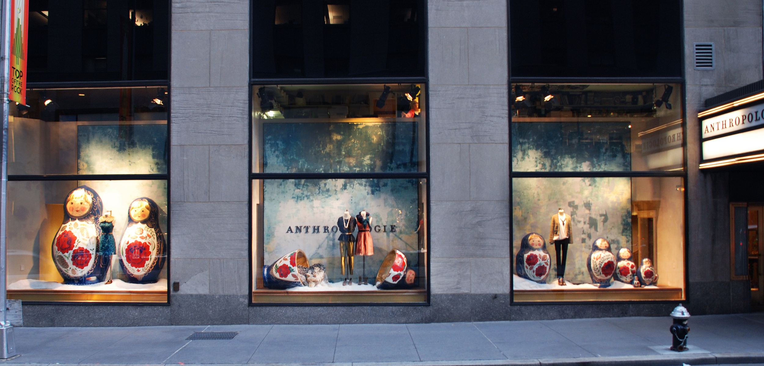 Rockefeller Center Anthropologie, 2013
