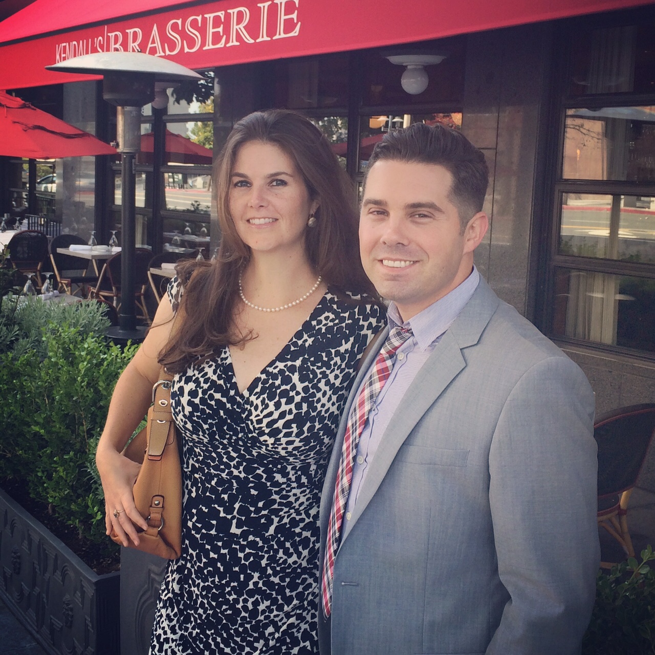 Derek Johnson &amp; Courtney WatkinsPost graduation celebration