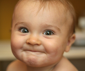 Smile at people throughout the day.