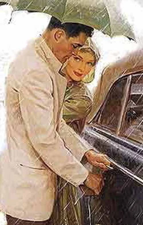 Open a door for someone else.