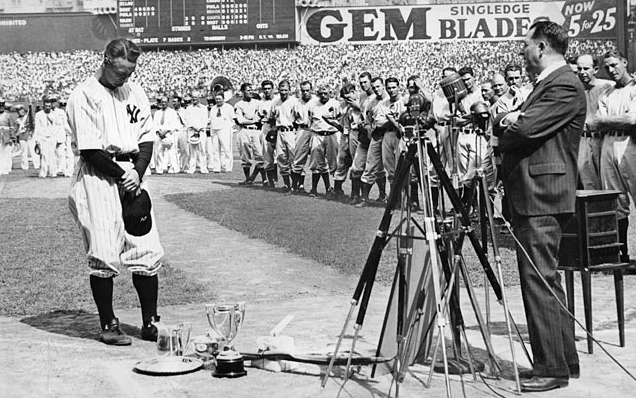 Lou Gehrig's 1939 radio interview