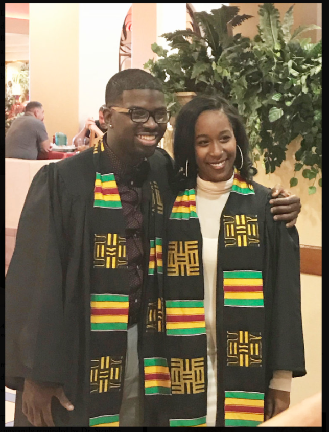 ARTWAN and CHRISTINA, close friends and brand new New Mexico State University graduates