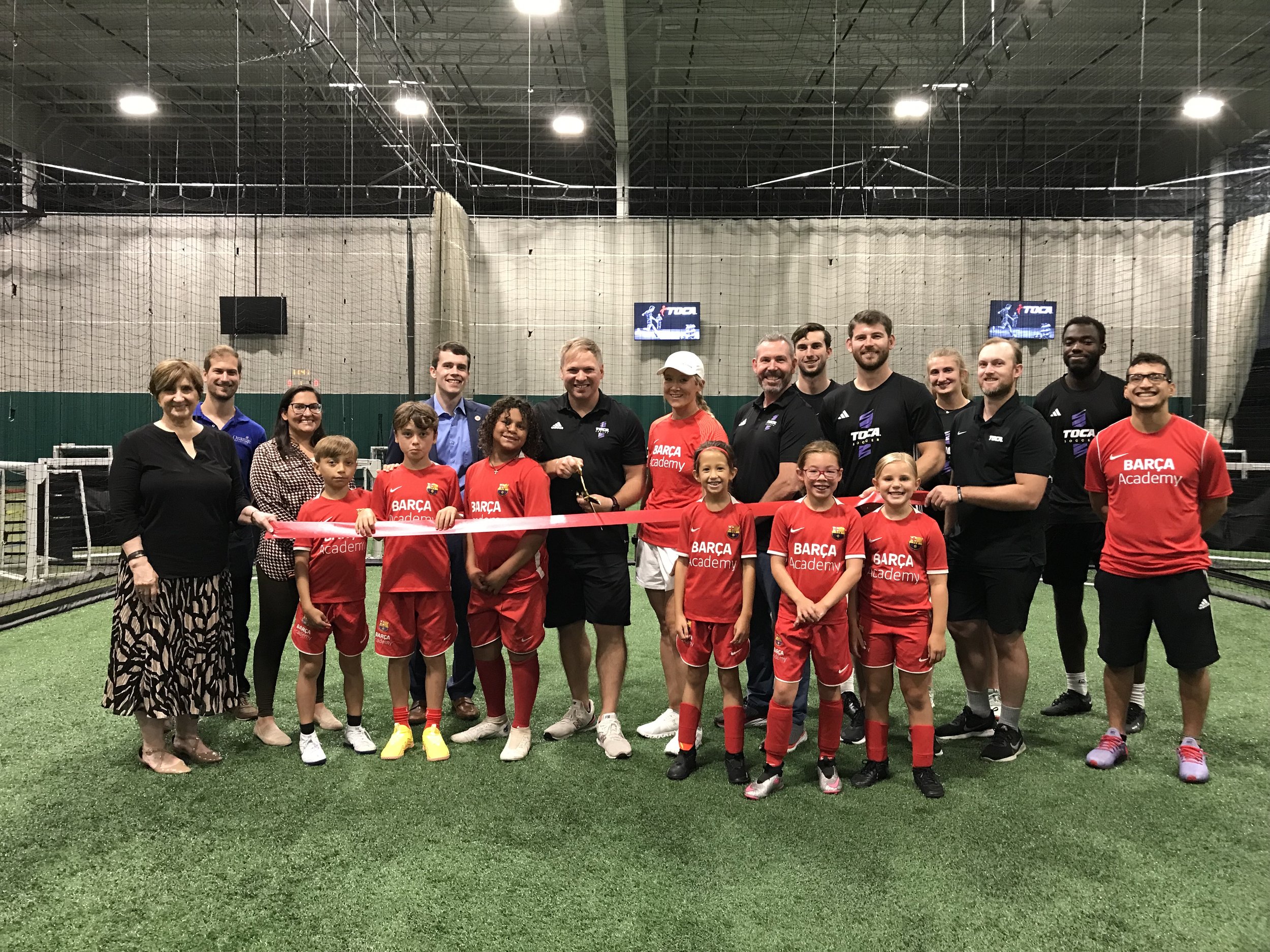 TOCA Soccer Center Ribbon Cutting 7-19-23