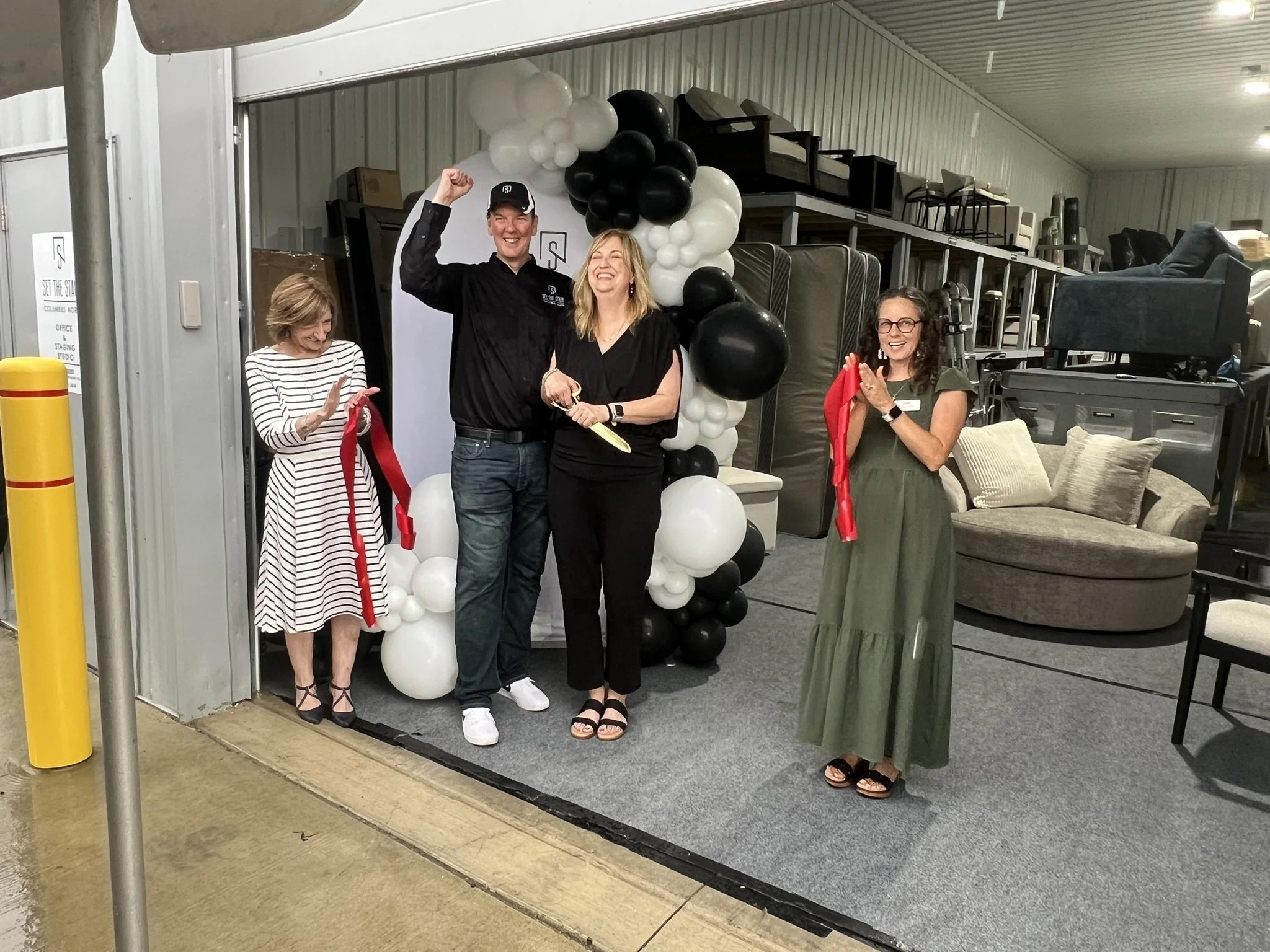 Set the Stage North Columbus Ribbon Cutting 9-22-25