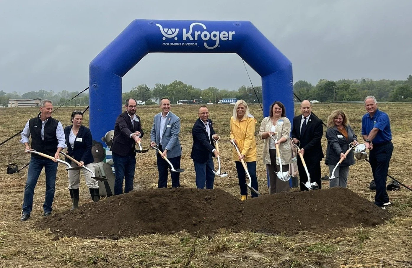 Kroger Marketplace Delaware Groundbreaking 9-24-25