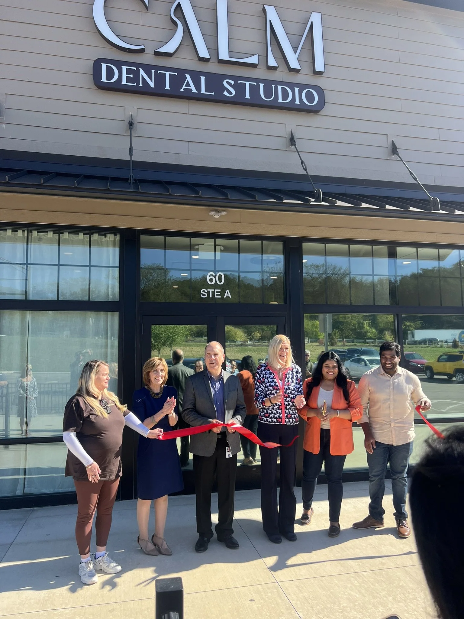 Calm Dental Studio Ribbon Cutting 10-8-25.