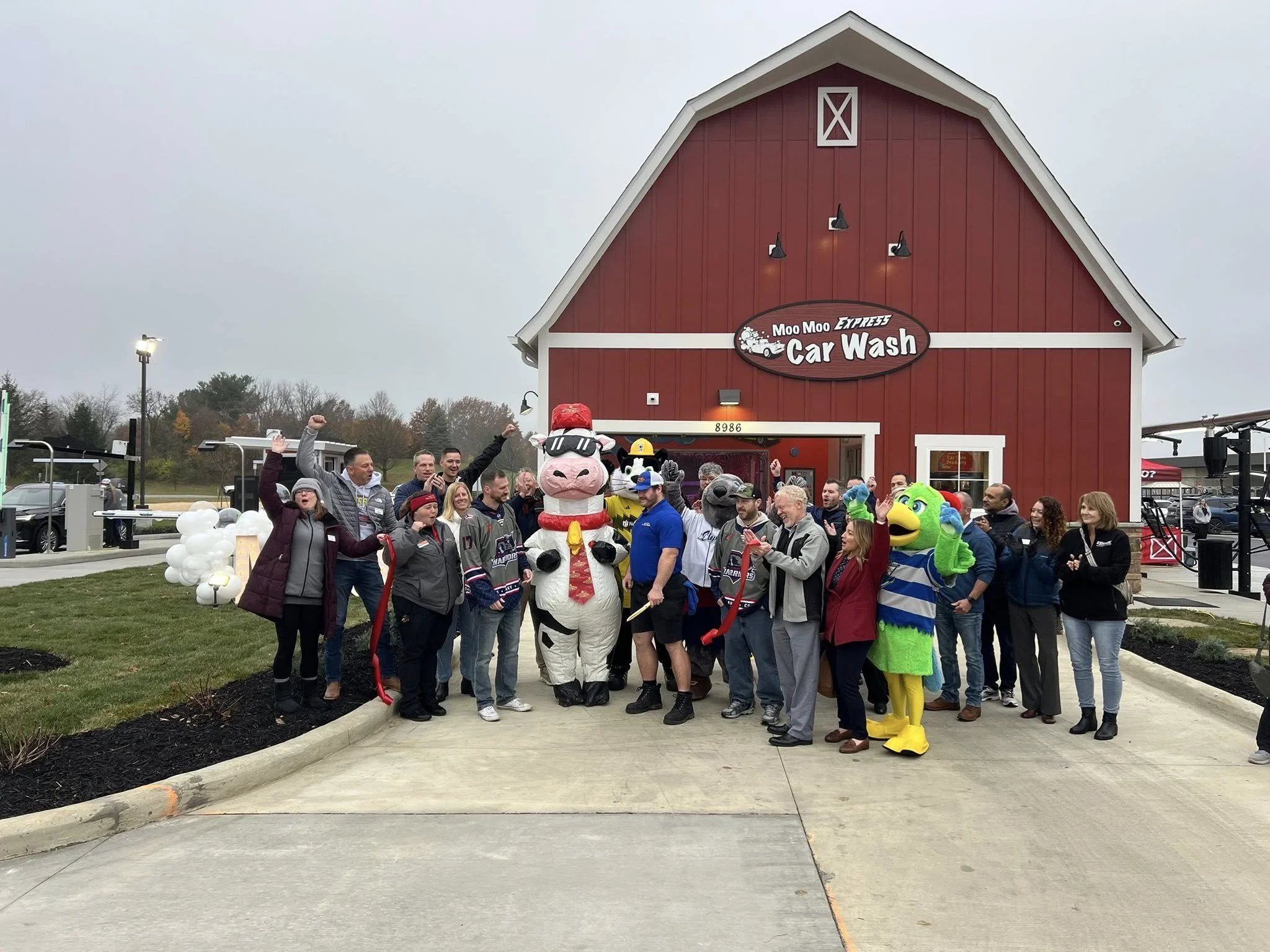 Moo Moo Car Wash Ribbon Cutting 11-21-25.