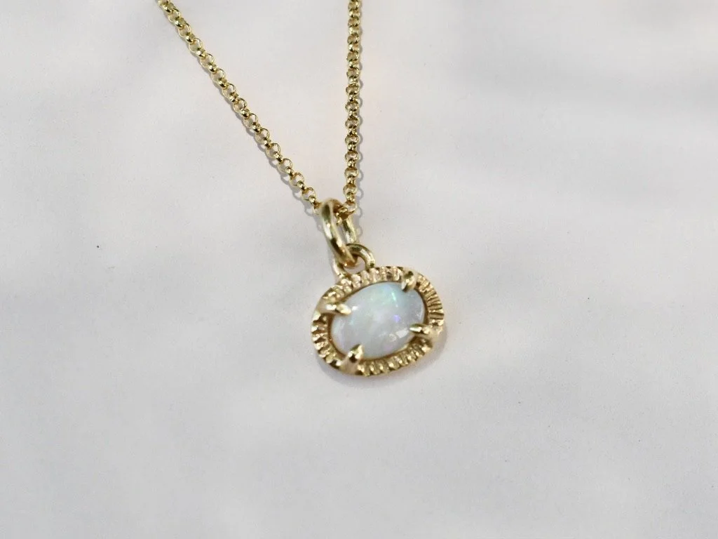Swell | Opal | Gold Necklace