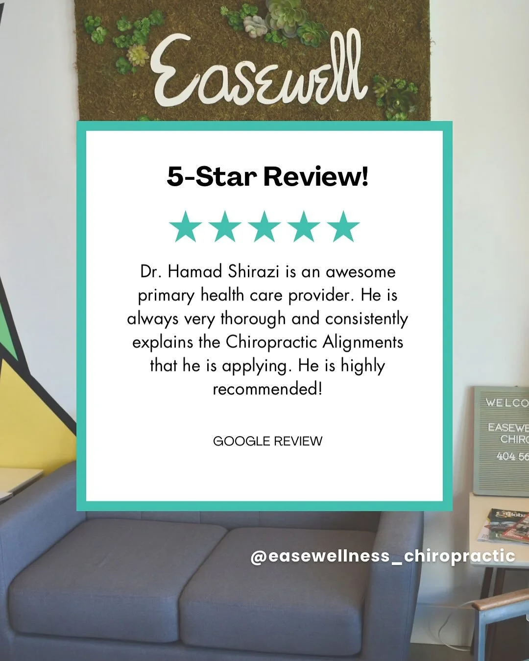 🌟 NEW REVIEWS🌟

We&rsquo;re feeling the love from these latest ⭐⭐⭐⭐⭐ reviews for the team at Ease Wellness! We&rsquo;re honored to support your healing and help you Cultivate True Health. 🙌

📍Ready to experience Ease Wellness for yourself? Click 
