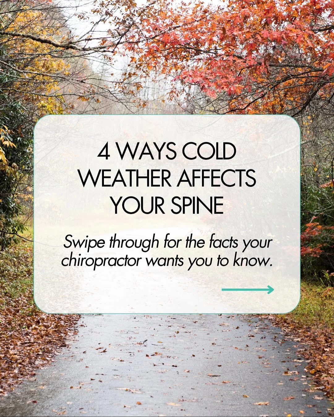 Atlanta’s getting chilly! 🍂❄️
As temperatures drop, I see more patients coming in with neck pain, shoulder tension, and mid-back stiffness. Cold weather doesn’t just make you uncomfortable, it actually changes how your body moves and ho