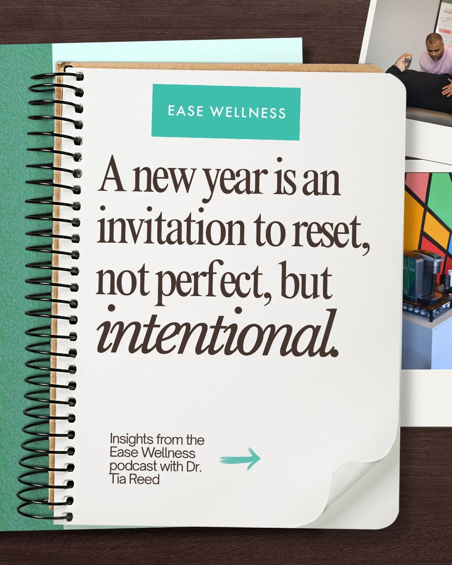 The new year doesn&rsquo;t have to be about perfection, it can be about intention.

In the Episode 17 Ease Wellness podcast, Dr. Tia Reed shares a grounded perspective on wellness through five guiding principles: strength, courage, wisdom, peace, and