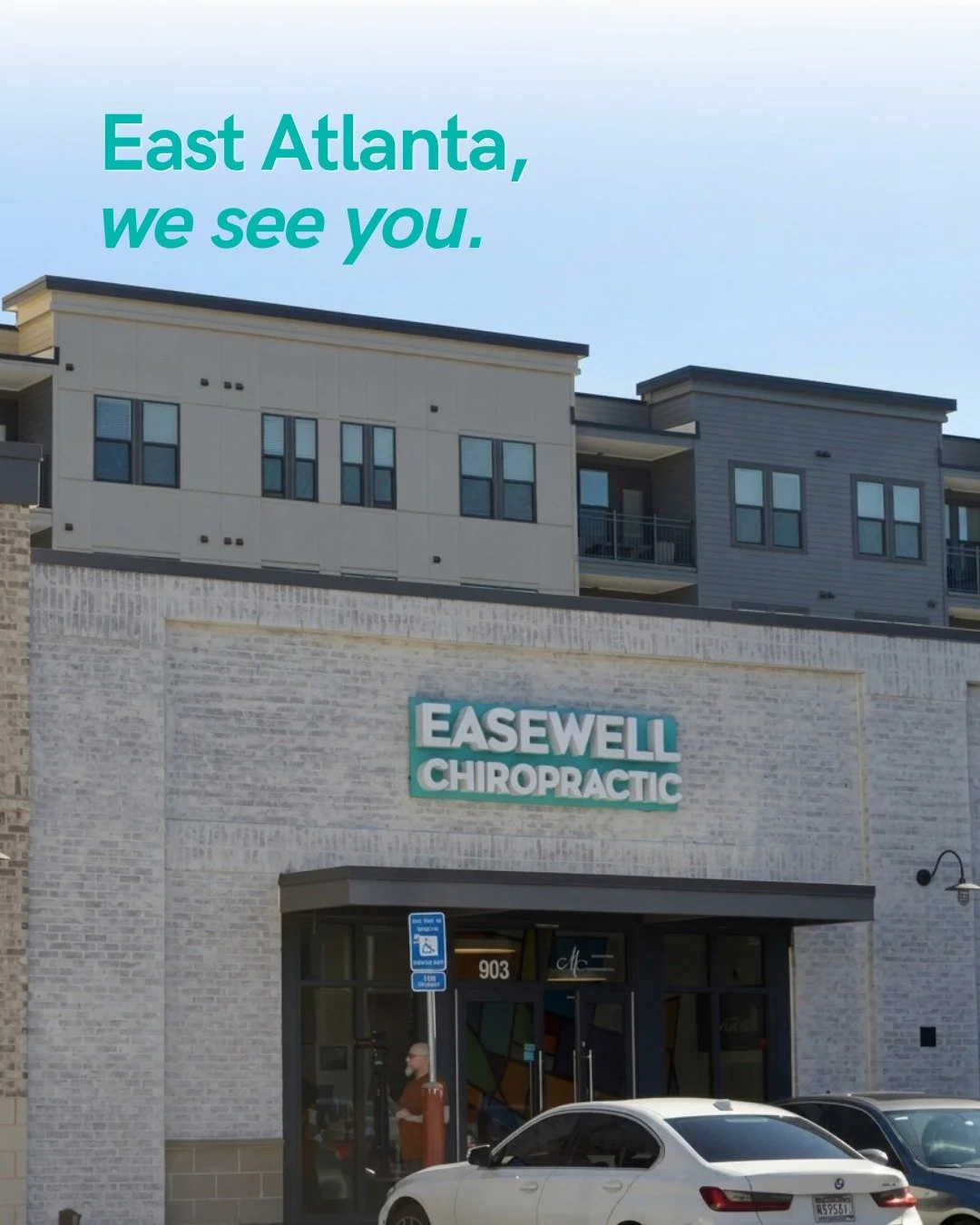 East Atlanta, we see you.

Ease Wellness East Atlanta has been serving the EAV community with the care it deserves. Conveniently located at Madison Yards on Bill Kennedy Way, this location is our flagship home in the city and one of the most accessib