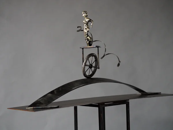Wheel of Fortune carbon steel and stainless steel 36"x 18"x 8"
