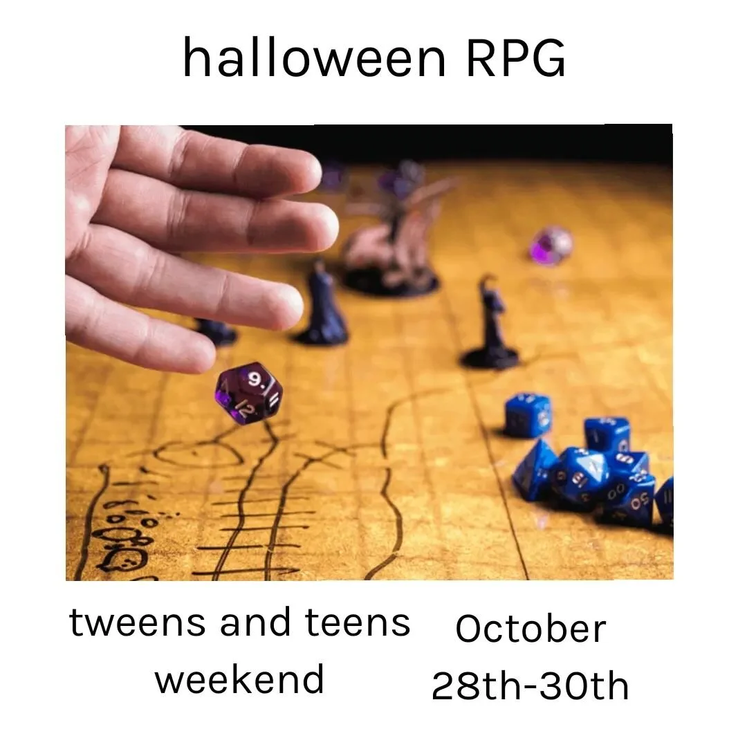 Enjoy autumn at Sound View during this "Tweens and Teens" event! This weekend is all about storytelling and role-playing. Our staff "dungeon-masters" will cook up a spooky campaign that will get participants involved both around t
