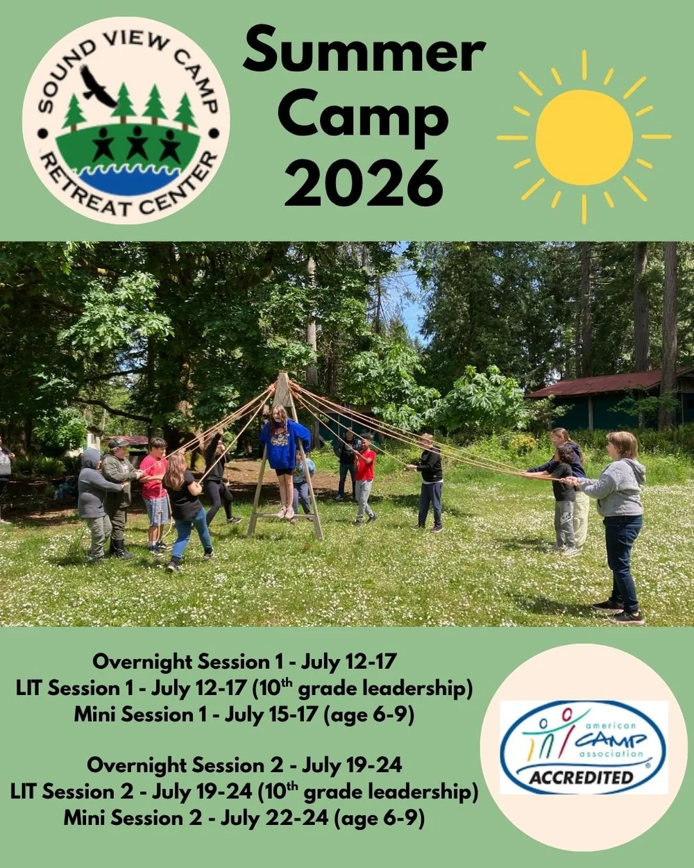 Sound View Camp and Retreat Center - Overnight Summer Camps 2026