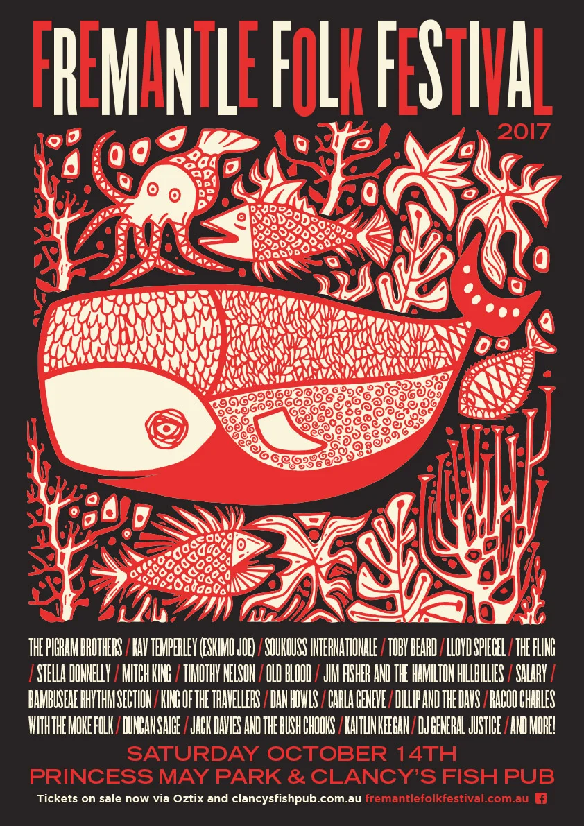 Fremantle Folk Festival 2017 poster