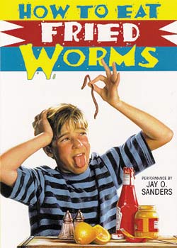Billy prefers his worms pan-fried with a cornmeal coating and mustard and ketchup.