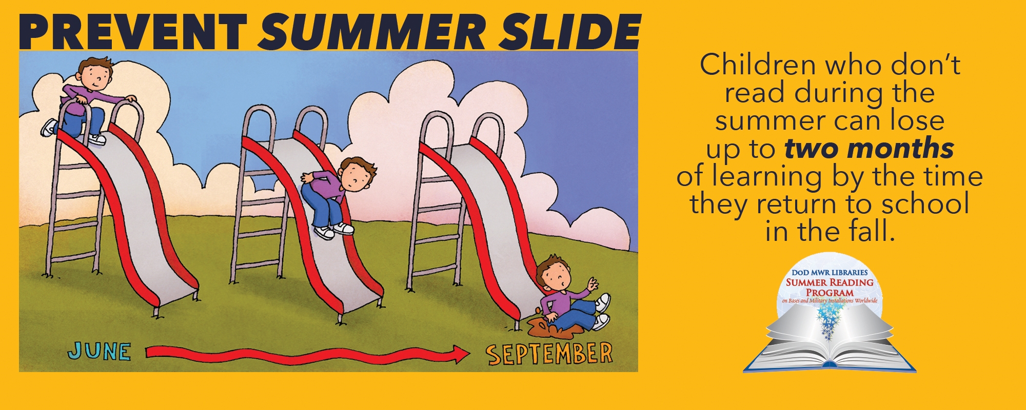 Your children can participate in a summer reading program even if your family is stationed overseas.