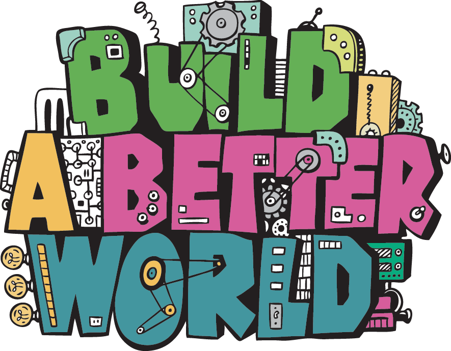 "Build a Better World" is the theme for many summer 2017 public library reading programs. I love this logo, from the Townsend, MA public library's program , because it reminds me of the Schoolhouse Rock! graphics.