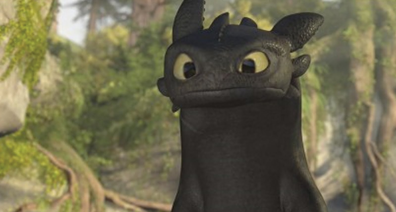 How To Train Your Dragon 's movie version of Toothless is completely different from the book's version--but just as endearing.