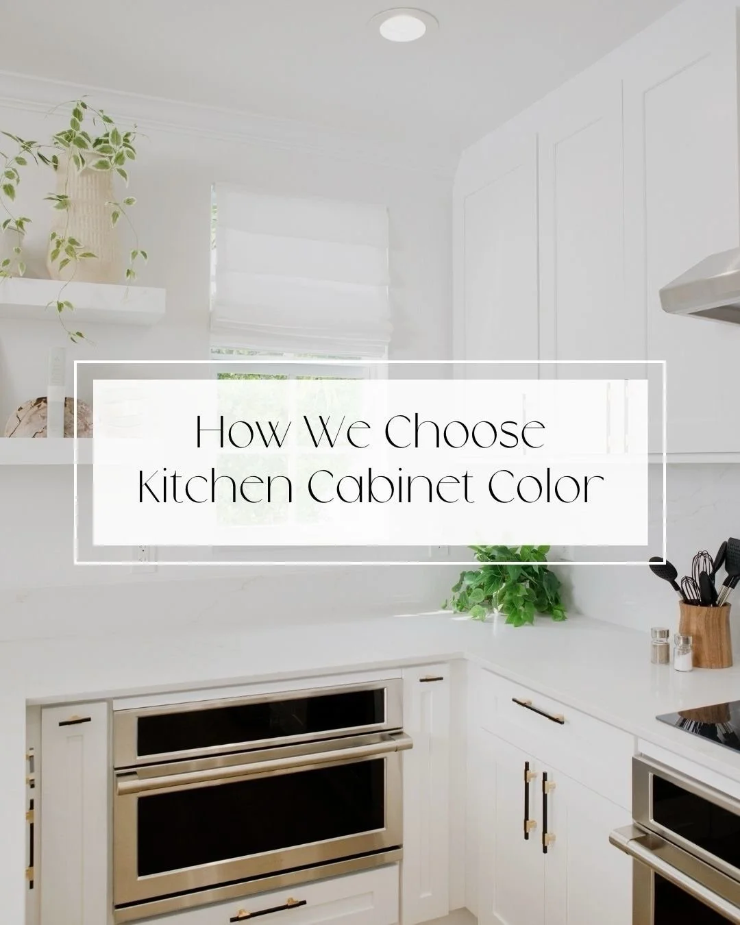 The foundation of a well-designed kitchen often begins with the color of the cabinets.