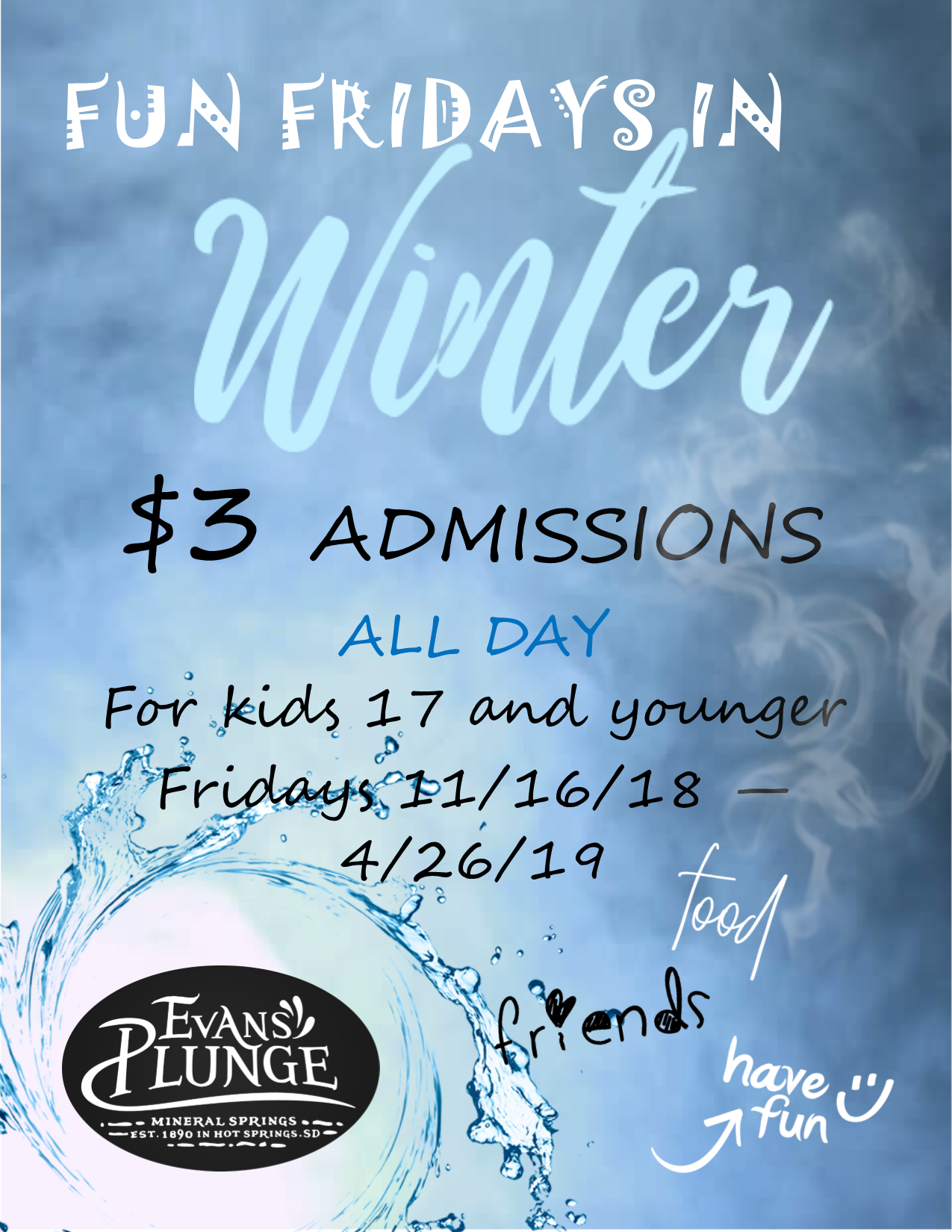 $3 Kids Fun Fridays