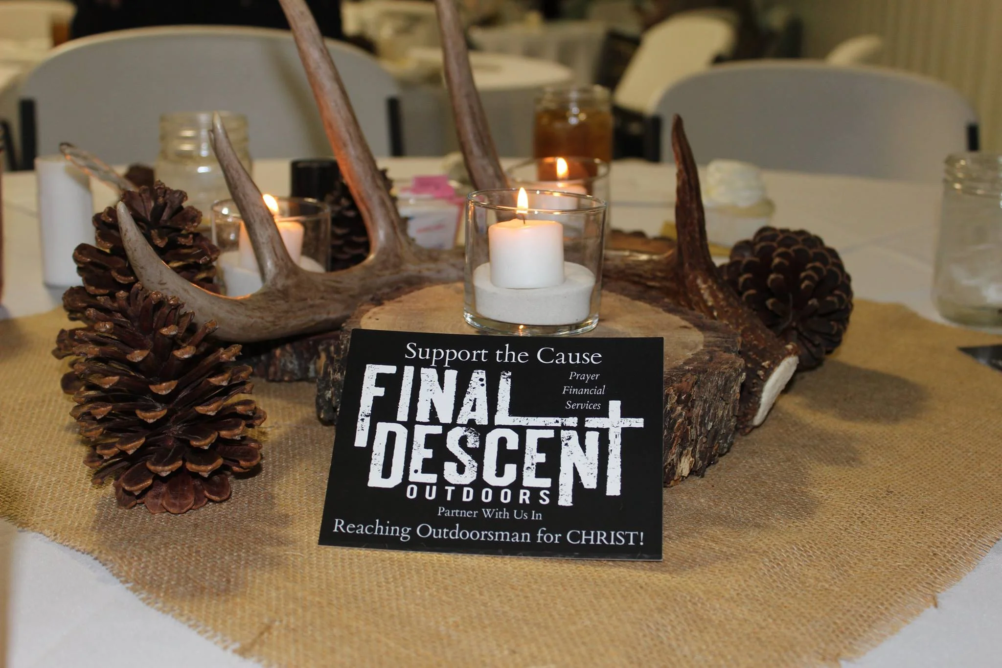 Table Arrangement for the dinner.