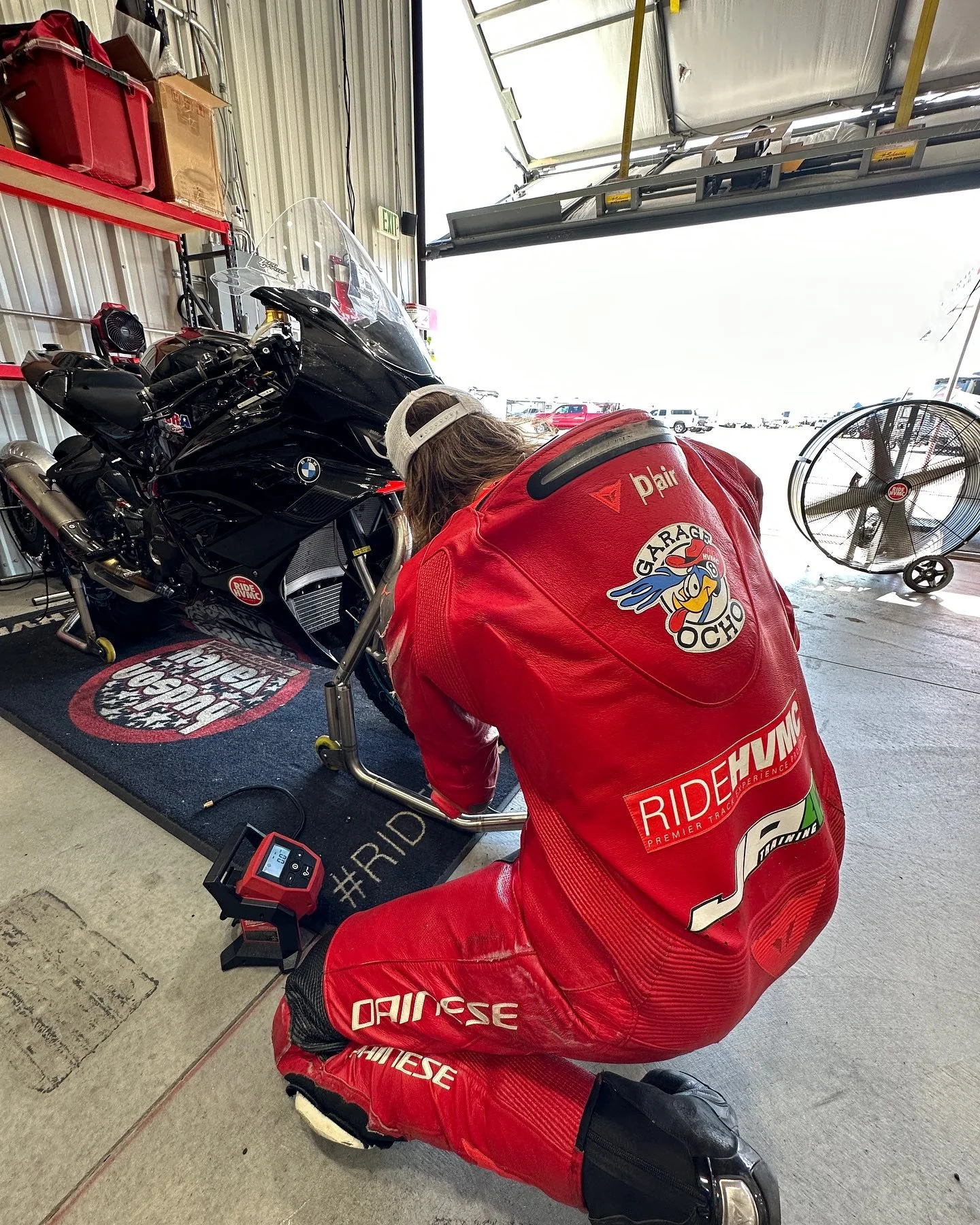 We&rsquo;re back! Garage Ocho 🎱 is open for the winter season at @chuckwallavalleyraceway with our first weekend of @cvmaracing coming up 🤙🏼 #RideHVMC #GarageOcho #TrackExperience #MembersClub