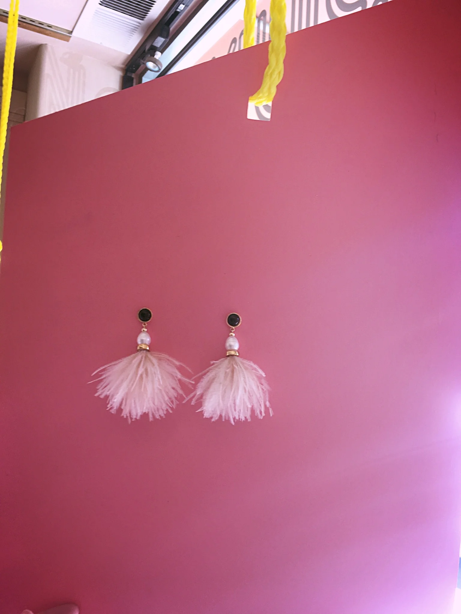 Leave it to a designer to tell you when an earring is better on display in a window than on an ear!