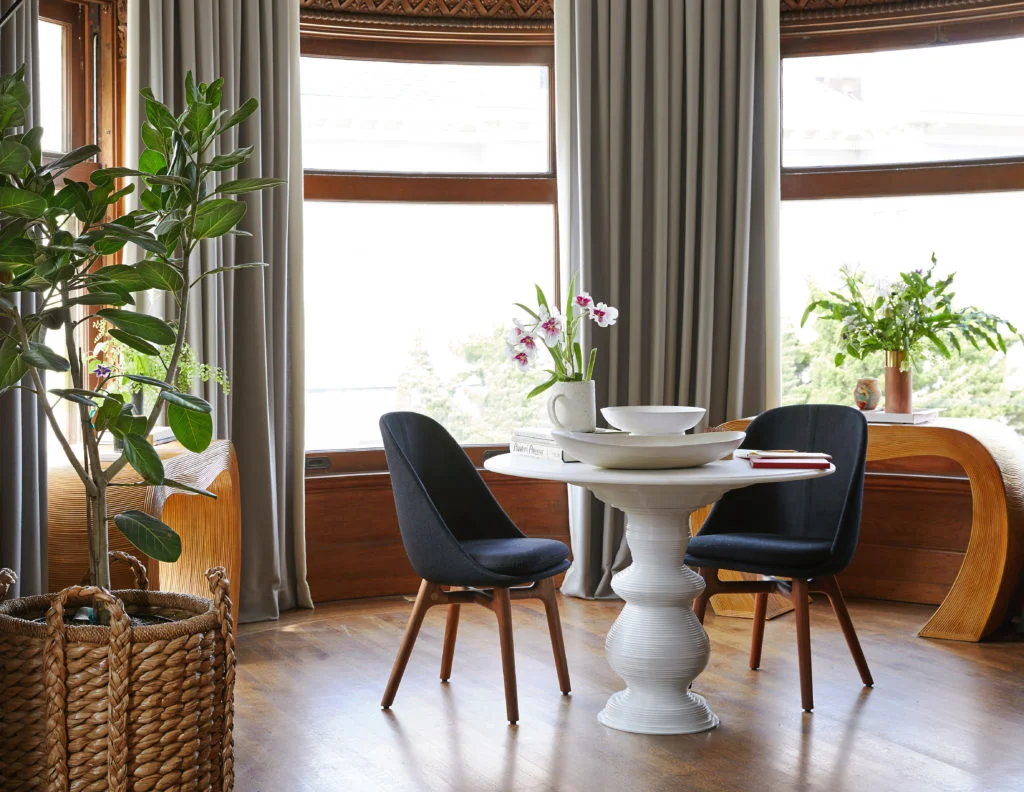 24E: What do you hope people feel when they walk in the room? CW: I hope they feel a sense of chic livability, where the mix of polished and un-done is just right, and a great dinner party is right around the corner.