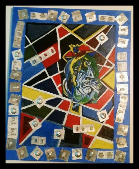 2018-painted by Josephine Jamision, artist & cluster headache sufferer