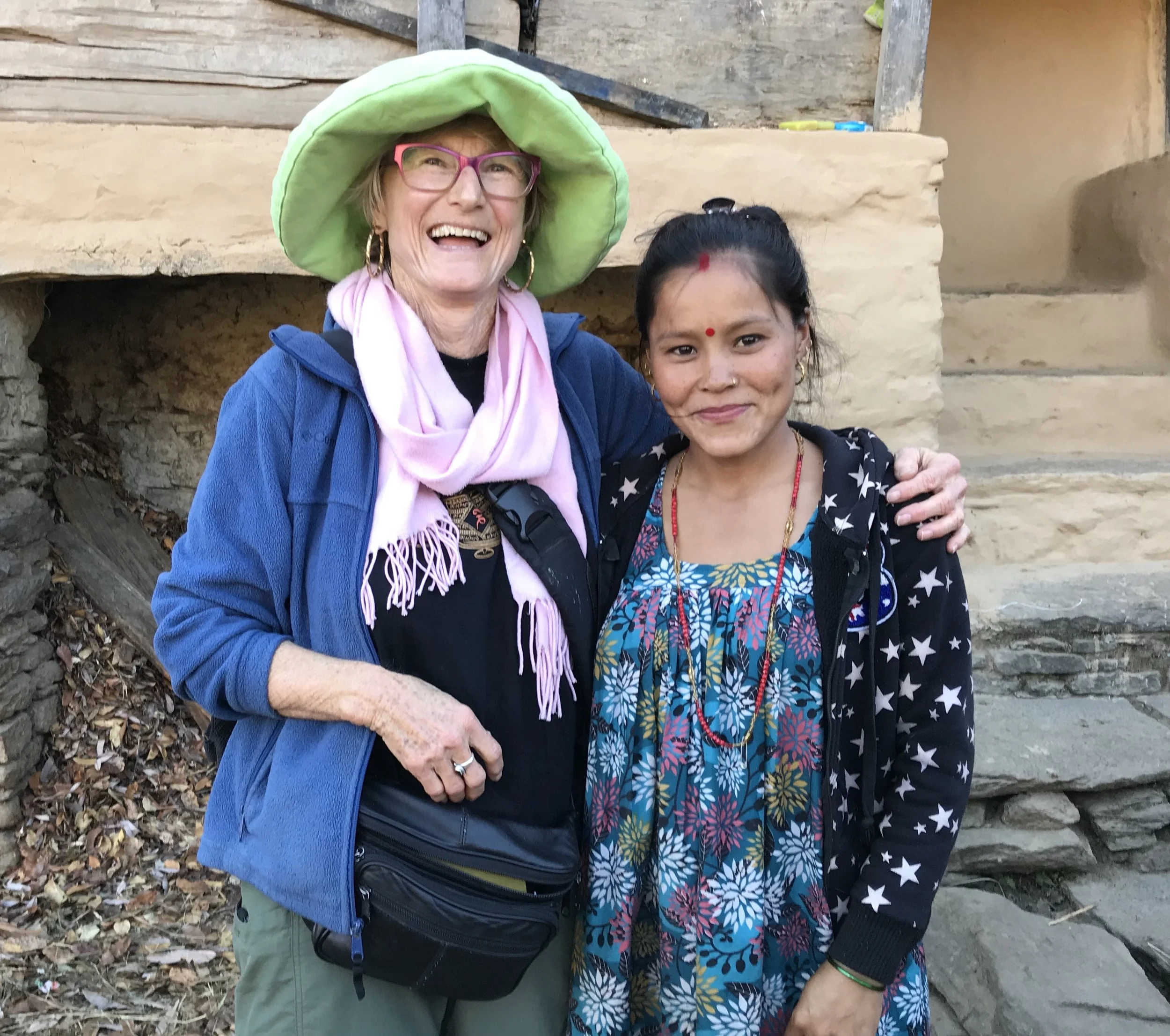 A teacher at Catherine’s Kindergarten, Lalu, Nepal, 2017