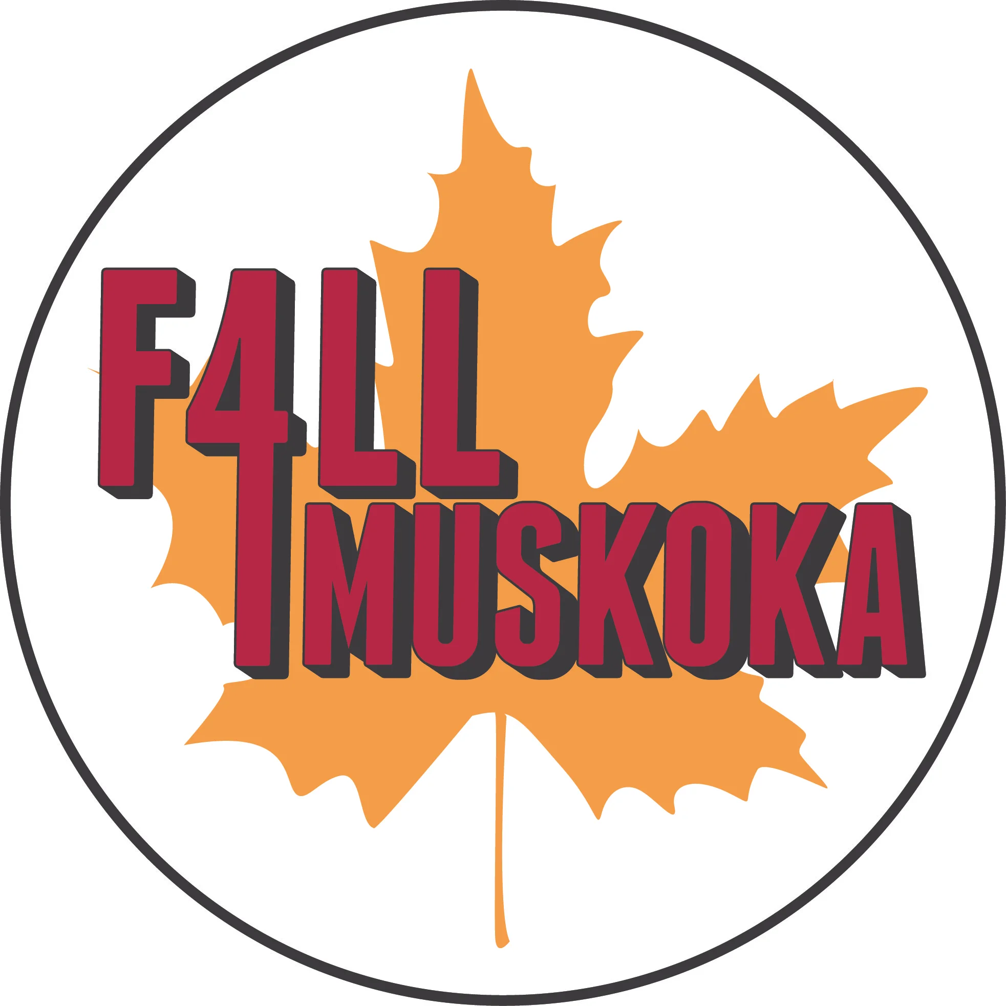 Logo design for Muskoka, ON store: Fall for Muskoka.