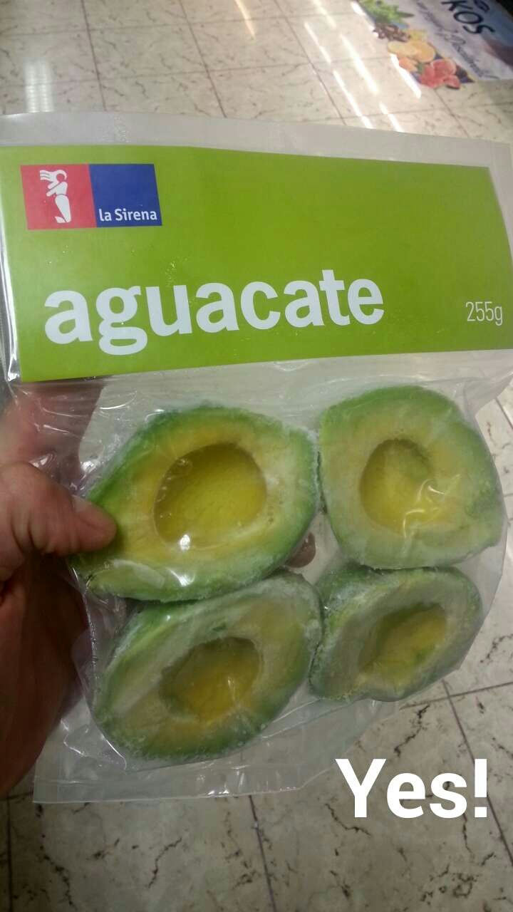  Frozen pitted avocados! I've never seen these in the US, seems like a great idea to me (I didn't buy them, so I will report back later!) 