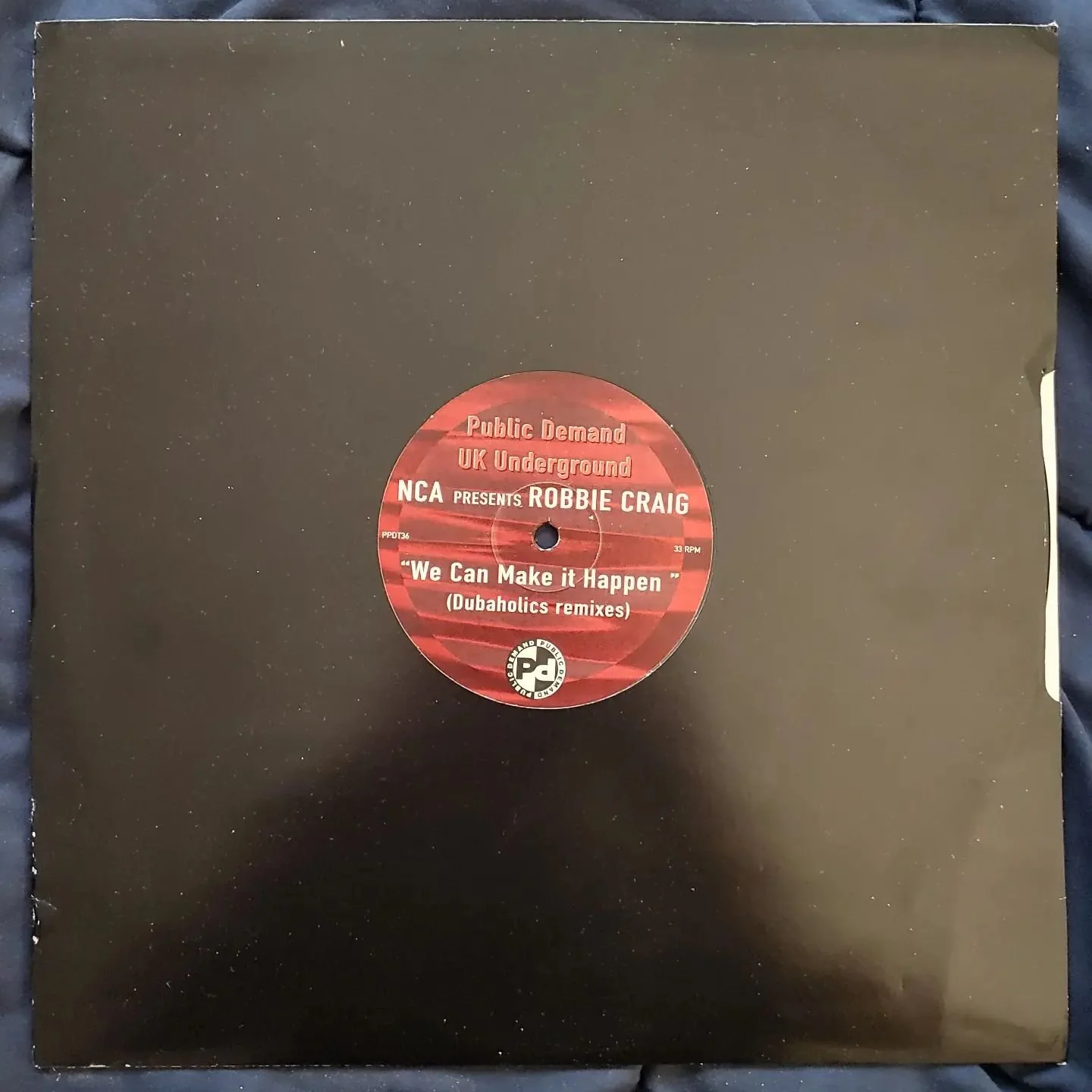 Right off the top, three amazing things together. Robbie Craig, voice of many classics. Next, Dubaholics, purveyors of the bounce that kept our dancefloor bubbling many a night at Pull. And last and absolutely not least, Public Demand. Too many wicke