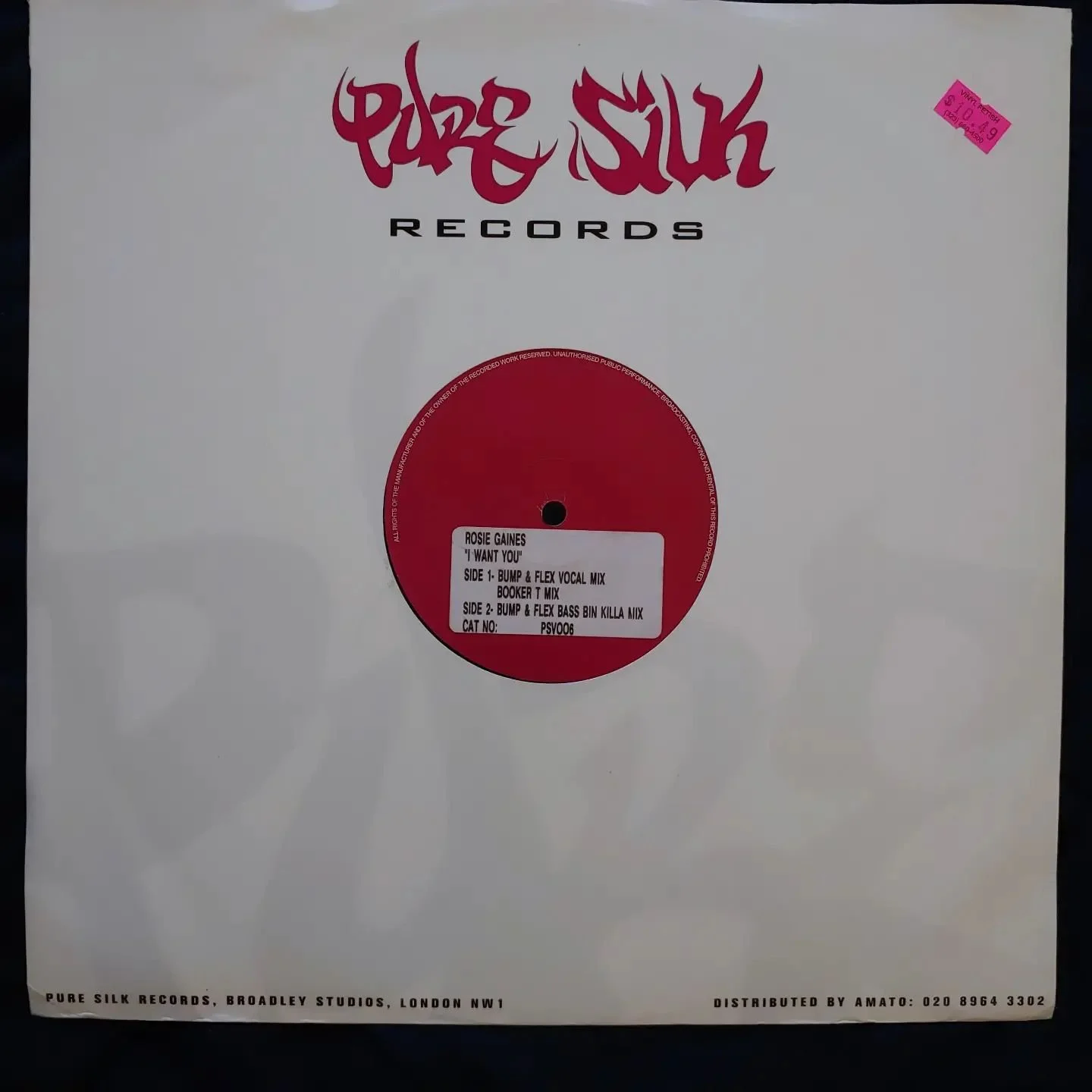 Practically wore this record out. The amazing Rosie Gaines, Bump &amp; Flex on remix duties, and on the essential Pure Silk records to boot. This is another label that I could buy releases from without even having to listen to them. Sultry, soulful, 