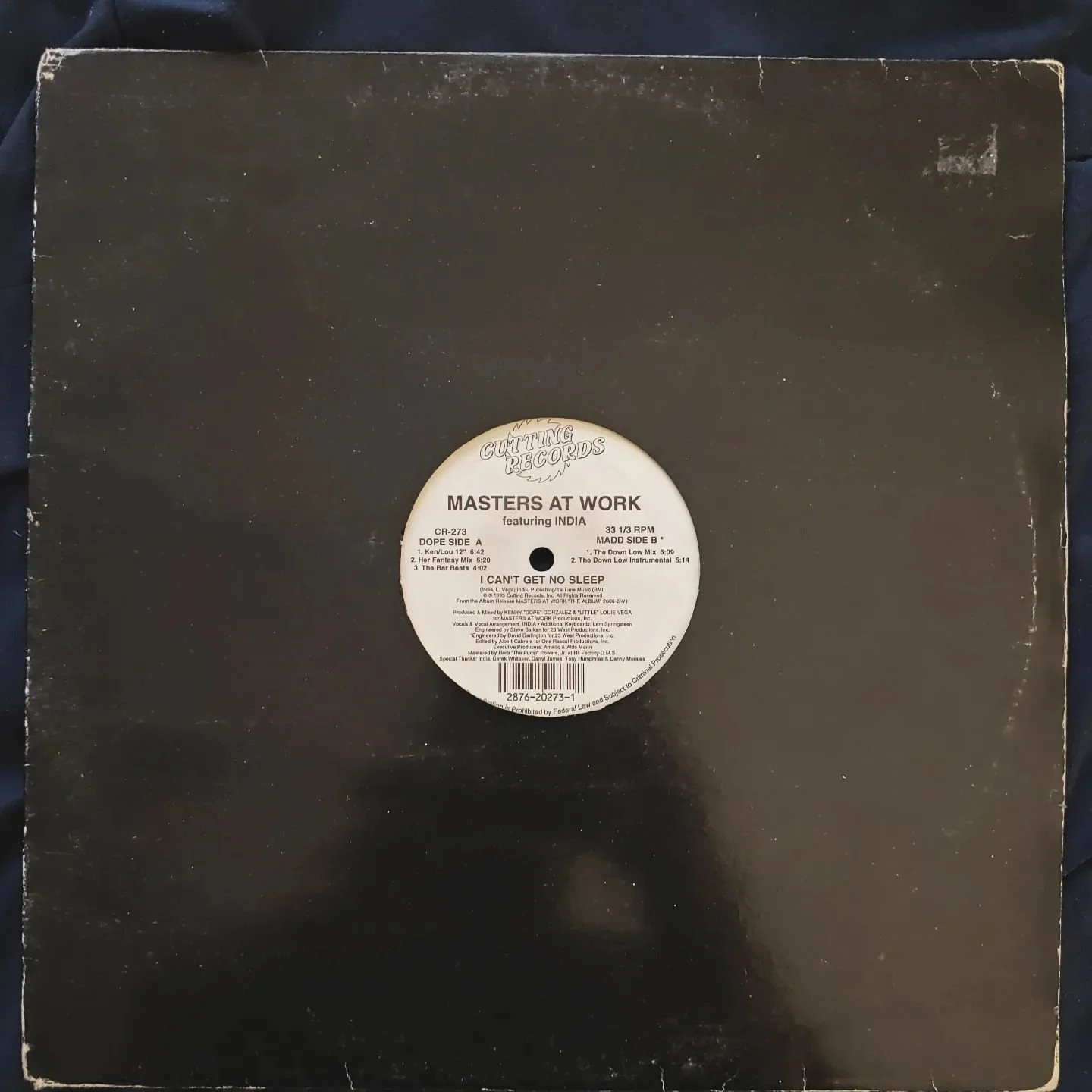 This is such a pivotal one for me... On the heels of so many hugely commercial crossover house hits, and a few years before the sound got pretty dark, came this gem. Soulful, deep, funky, all of the things that would soon make me look deeper into hou
