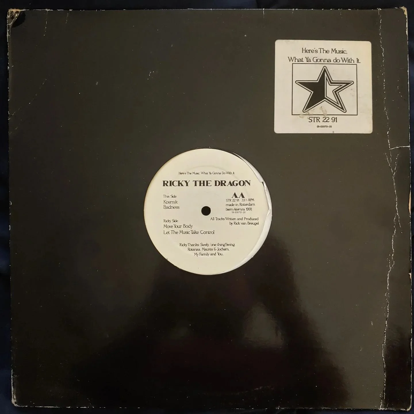 A unique record that takes me back to an incredible time, this tune is reminiscent of one of my early heroes Adamski. Acid house rave vibes with simple production using the sounds of the time. Many of the synths on these songs have languished in obsc