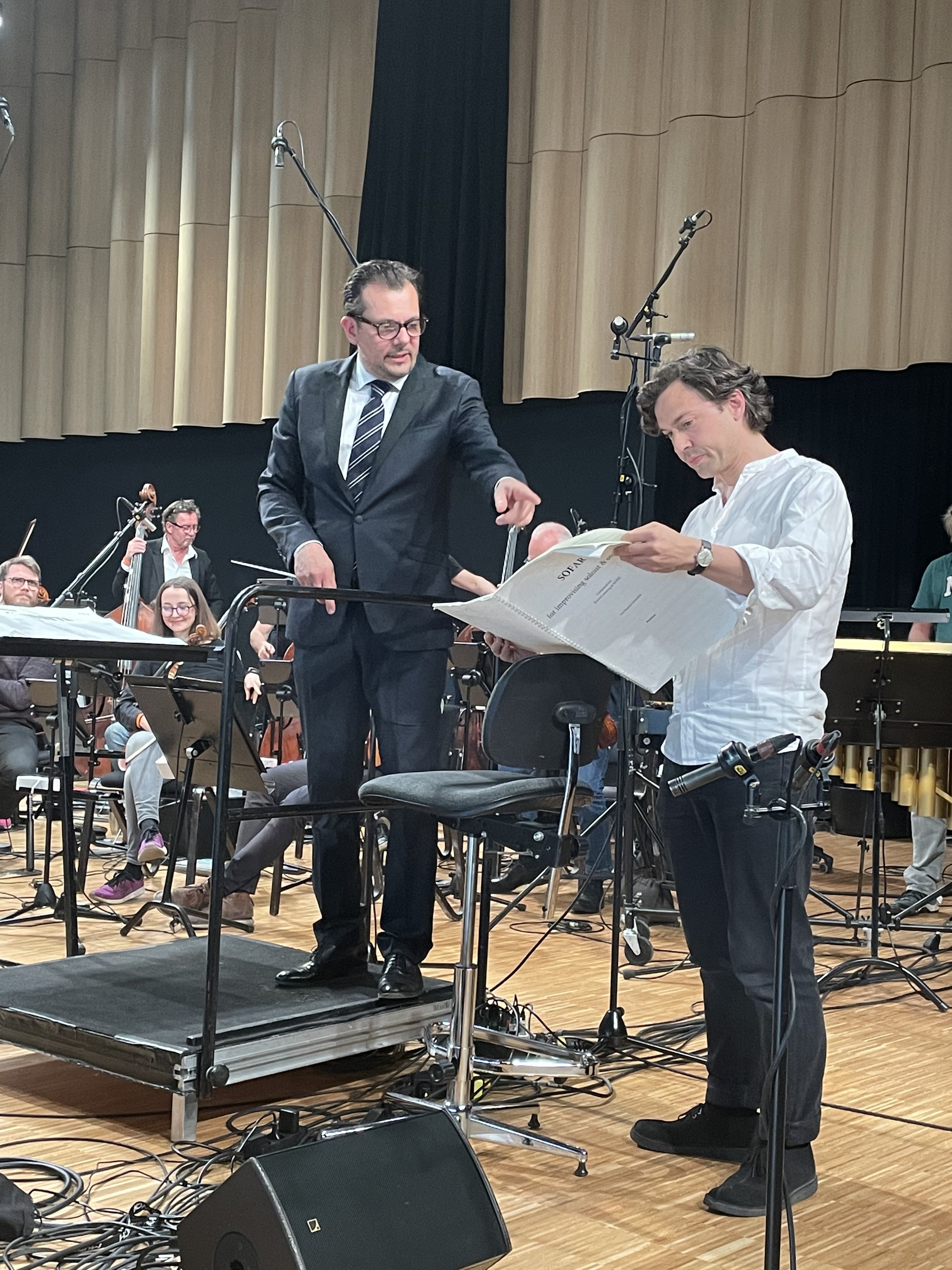 The Norwegian Radio Orchestra, conductor Peter Szilvay, Jan Martin Smørdal (photo: Anja Aubert Bang)