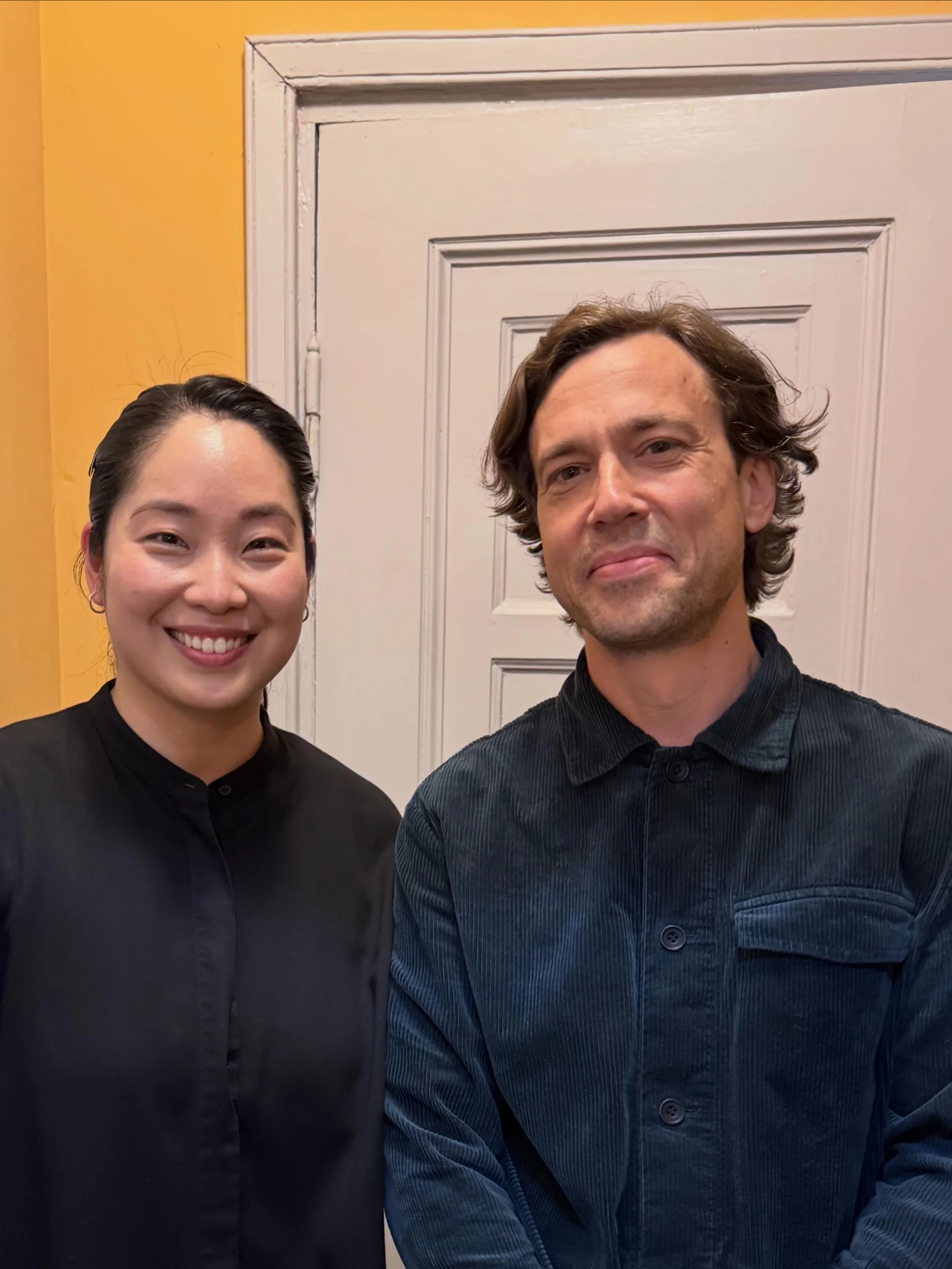 Principal conductor for Norwegian Radio Orchestra Holly Choe & me.JPG