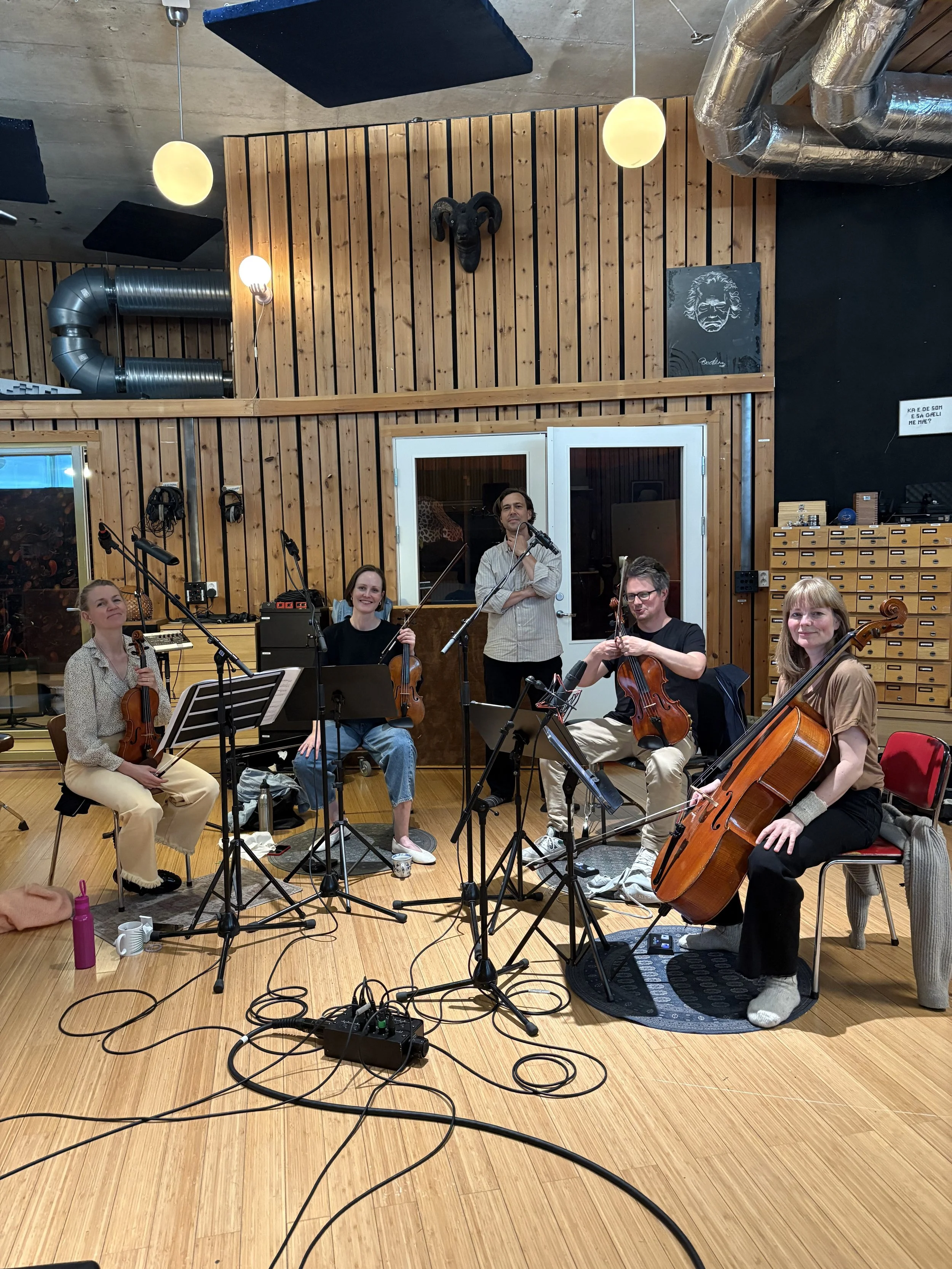Recording with Cikada String Quartet.jpg