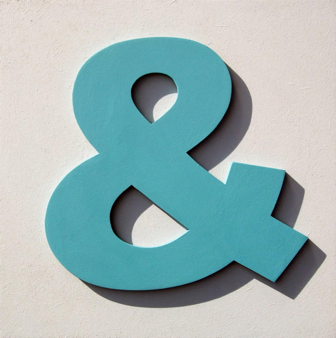 Wooden Painted  Ampersand-Habitat 2013.jpg